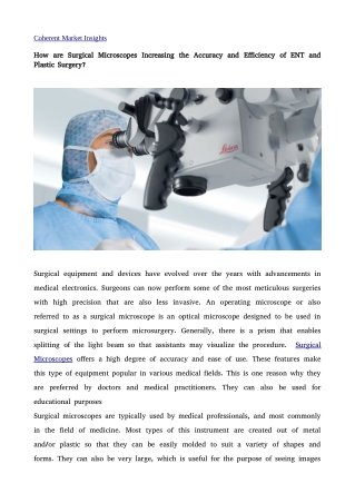 Surgical Microscopes30