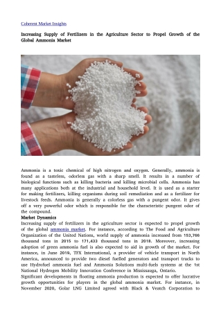 Ammonia Market30
