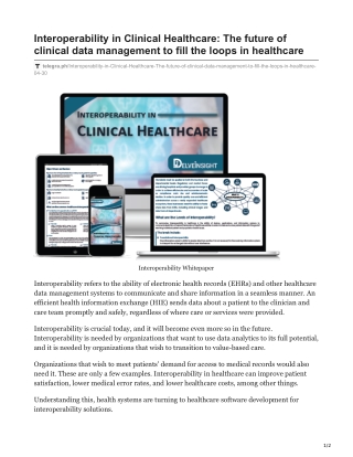 Interoperability Whitepaper
