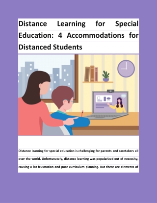 Distance Learning for Special Education_ 4 Accommodations for Distanced Students