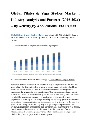 Global Pilates & Yoga Studios Market