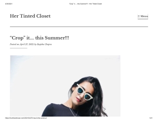 “Crop” it…. this Summer!!! – Her Tinted Closet
