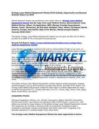 Urology Laser Medical Equipments Market