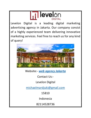 web agency Jakarta | Levelon Digital