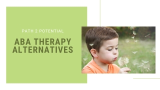 Alternatives to ABA Therapy