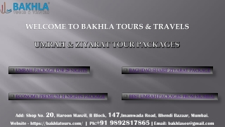 Best Hajj Tour Package from Mumbai 2021