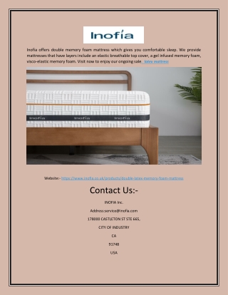 Latex Mattress | Inofia.co.uk