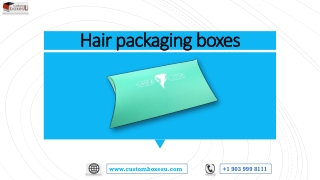 Get Printed Personalized Hair packaging boxes in USA