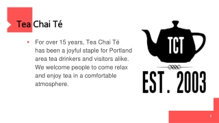 tea chai te