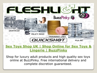Sex Toys Shop UK | Shop Online for Sex Toys & Lingerie | BuzzPinky