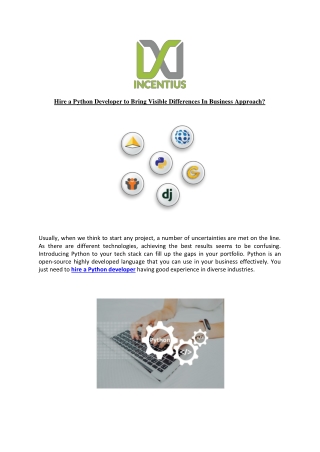 Hire a Python Developer to Bring Visible Differences In Business Approach-converted
