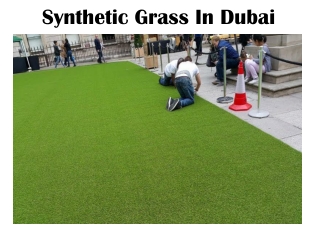 Synthetic Grass In Dubai