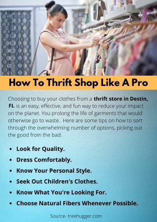 How To Thrift Shop Like A Pro