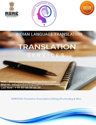 Translation Companies In India |Certified Translation in Delhi