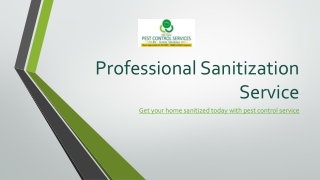 Professional Sanitization Service 1