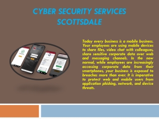 Cyber Security Services Scottsdale