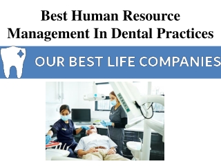 Best Human Resource Management In Dental Practices VID