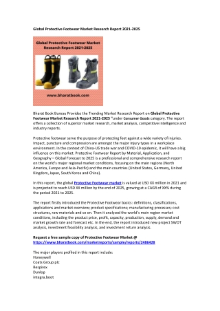 Global Protective Footwear Market