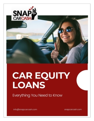 Car Equity Loans to borrow easy cash with no credit