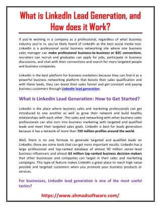 What is LinkedIn lead generation, and how does it work (1)