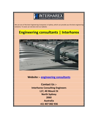 Engineering consultants  Interharex 0