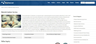Materials Analysis Services Materials Analysis