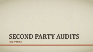 Second Party Audits | Ibex Systems