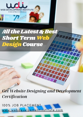 Best Short Term Web Design Course in Delhi