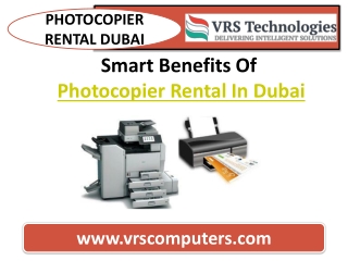 Smart Benefits Of Photocopier Rental In Dubai