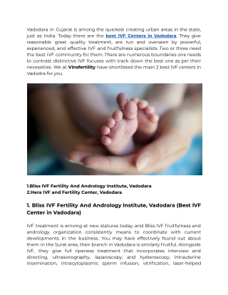 Best IVF Centers in Vadodara _ What is the Cost of  IVF Treatment in Vadodara - Vinsfertility Pvt. Ltd.