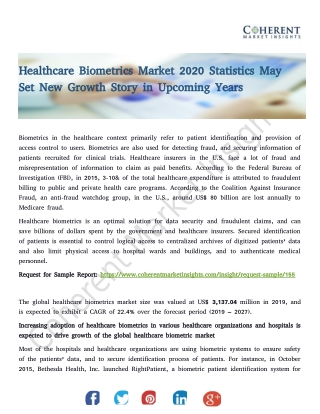 Healthcare Biometrics Market