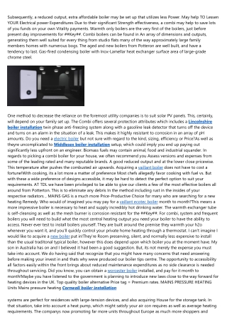 The Top Reasons People Succeed in the East Yorkshire boiler installation Industr