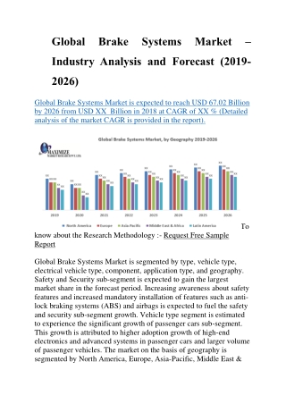 Global Brake Systems Market