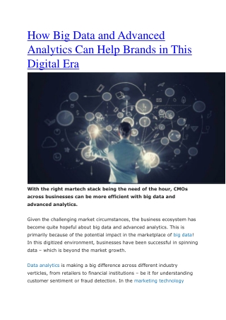 How Big Data and Advanced Analytics Can Help Brands in This Digital Era-converted