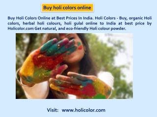Natural Skin-friendly Holi Gulal with best Holi colour package