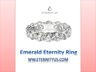 Buy Online Emerald Eternity Ring at Best Price - www.eternityus.com