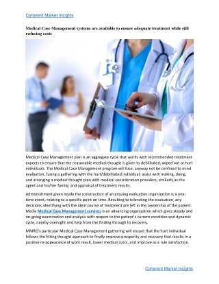 Medical Case Management Services