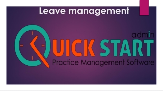 Leave management