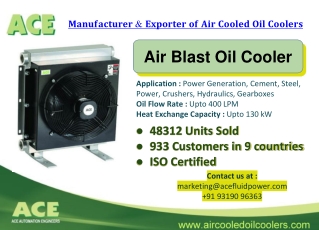 Manufacturer and Exporter of Air Cooled Oil Coolers