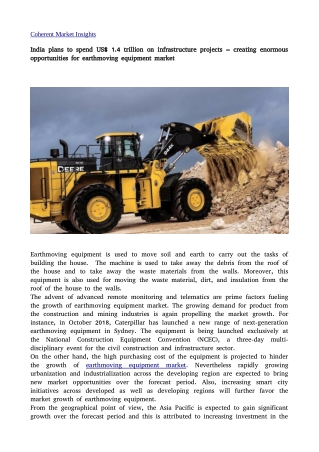 Earthmoving equipment 2