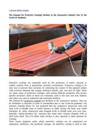 Protective Coatings 2