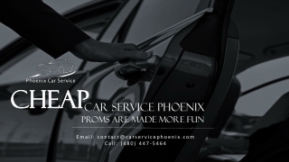 Cheap Car Service Phoenix Proms Are Made More Fun