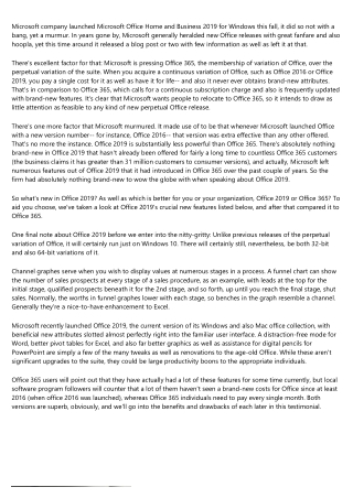 Microsoft Office 2019 Home & Business