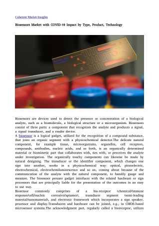 Biosensors Market 2