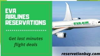 Eva Air Booking Process