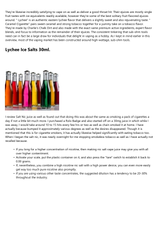 Do You Need A Covering Vape For Nicotine Salts?