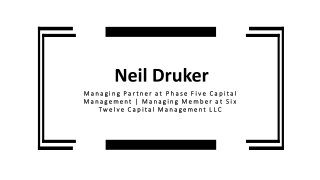 Neil Druker - Optimistic Business Expert From Boston, MA