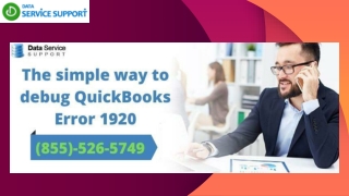 How to rectify QuickBooks Error 1920