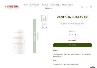 Buy Ayurveda Shatavari Tablets Online at Best Price in India