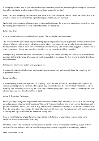 <h>Considering Painting Your  Residence Yourself?  Below Is A  Recommendation  C